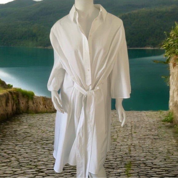 NWT Givenchy Belted Shirt Dress Size 40 $1390.00 - Picture 3 of 8